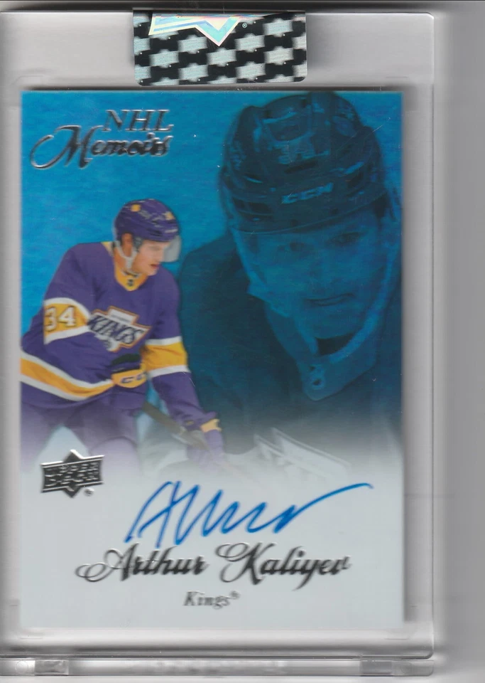  2020-21 Upper Deck Clear Cut Rookie Memoirs #MAK Arthur Kaliyev C LA Kings - Image 1 of 1