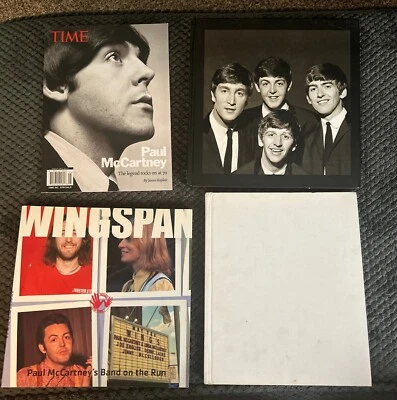 Lot Of 4 The Beatles Books-McCartney, Lennon-Hardcover & Soft LIFE.TIME.Wings Foto 1 de 4
