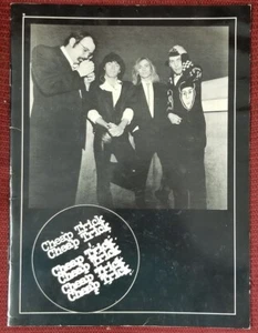 CHEAP TRICK - 1979 DREAM POLICE TOUR BOOK CONCERT PROGRAM - VG+ WITH PIN HOLE - Picture 1 of 2