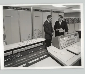 Computer Room of WILDLAND URBAN INTERFACE Tele Center 1950s Vintage Press Photo - Picture 1 of 2