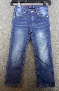 Phat Farm Boys Youth Size 7 Stretch Blue Denim Jeans - Picture 1 of 13