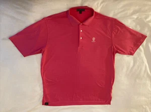 Peter Millar Summer Comfort Performance Polo Men’s XL Solid Pink - Picture 1 of 5