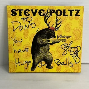 CD autografiado por Steve Poltz Folksinger, álbum raro 2016 excelente estado - Imagen 1 de 4
