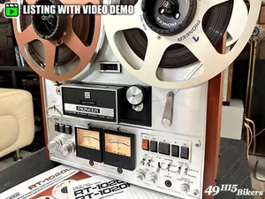 Carrete a carrete estéreo Pioneer RT-1020L 3 motores 3 cabezales reparado + garantía de 30 días - Imagen 1 de 18