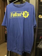 Fallout 76 Mens T-Shirt 2XL  XXL Officially Licensed Blue