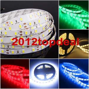 DC12V 16ft 1-5M 5630 waterproof 300 LED Light Strip Flexible Ribbon 3M Tape lamp - Picture 1 of 7