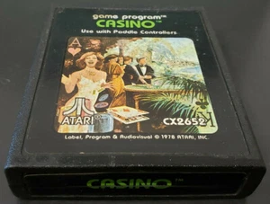 Casino vintage para el Atari 2600, 1978 solo cartucho - Imagen 1 de 2