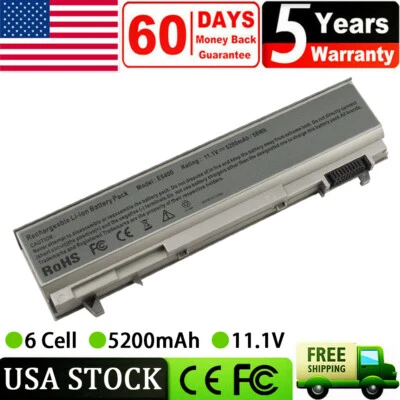 Lot 10*PT434 Battery For Dell Latitude E6400 E6410 E6500 E6510 PT435/PT436/PT437 - Image 1 of 4