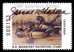 NH15Gs — 1997 New Hampshire Hand-signed Governor Edition - Picture 1 of 1