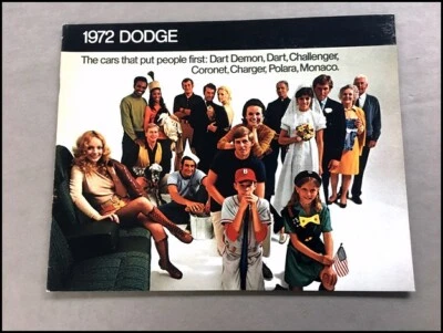 1972 Dodge Vintage Brochure Catalog - Challenger Charger Dart Demon Monaco R/T Foto 1 de 4