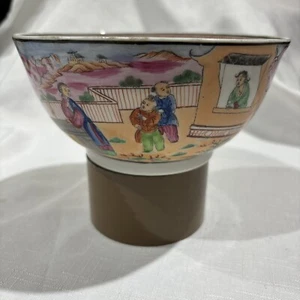 Boy in the Window Pattern Bowl Newhall Porcelain bowl - Picture 1 of 9