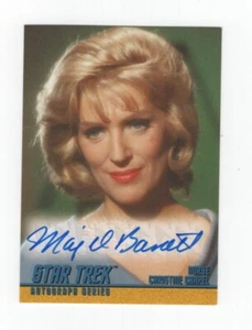 Star Trek TOS Season 2 1998 Fleer/Skybox Autograph Card Majel Barrett A30 - Picture 1 of 2