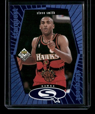 1998-99 UD Choice #SQ1 Steve Smith StarQuest Blue - 14372 - Image 1 of 2