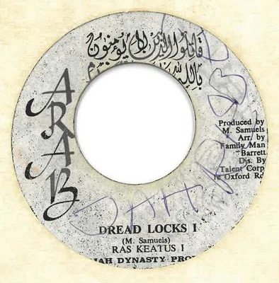Ras Keatus "Dread Locks I" on Arab - OG 1977 JA Reggae - RARE Hear it Foto 1 de 2