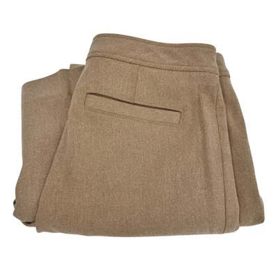 Pantalones Banana Republic para mujer 8 Harrison mezcla de lana cachemir pierna ancha tostado vintage Foto 1 de 4