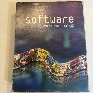 DK EDUCATIONAL XP 1 SOFTWARE 10 DISC HISTORY, MATHS, DICTIONARY,SCIENCE,DINOSAUR - Picture 1 of 4