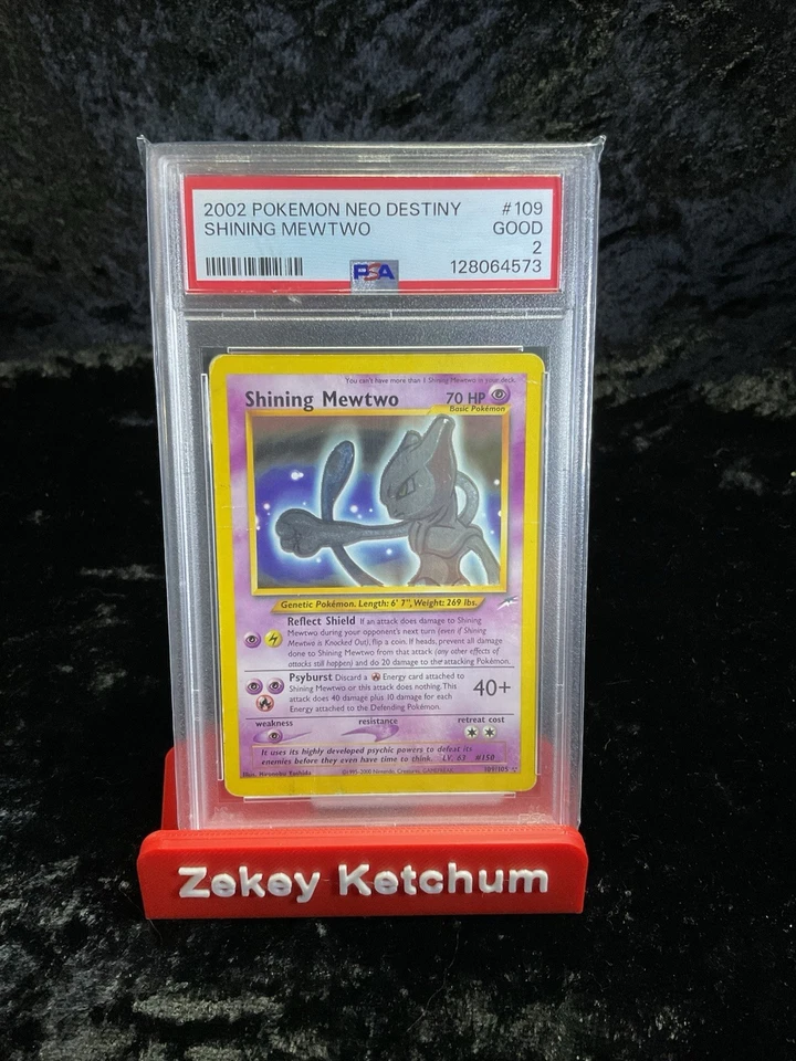 Pokemon Card Shining Mewtwo 109/105 Neo Destiny 2002 PSA 2 - Image 1 of 1