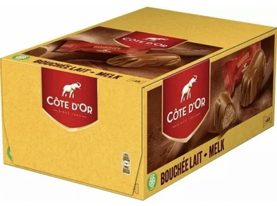 Cote D'or Bouchees Milk LaitMelk Chocolates 25g Each Pack of 8x6(48).DATE:5/2026 - Image 1 of 2