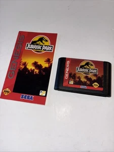Jurassic Park nur Cartridge (Sega Genesis, 1993) mit Handbuch - Bild 1 von 5