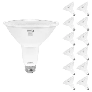 Luxrite PAR38 LED Flood Light Bulb 13W=90W 5CCT 1200 Lumens Dimmable 12 Pack - Picture 1 of 7