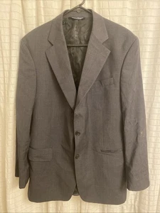 Paul Fredrick Grau Herren Blazer 42R Wolle Büro Hochzeit - Bild 1 von 8