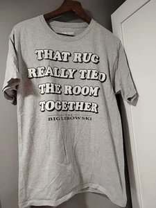 Rare Big Lebowski That Rug Really Tied the Room Together Mens T Shirt Large - Picture 1 of 8