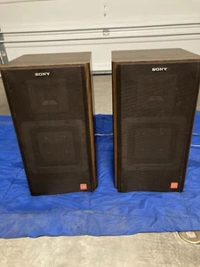 Pair Of Sony APM-22ES Speakers. Tested & Sound Great! 6 Ohm 160w Very Rare! ๐ฅ๐ฅ - Picture 1 of 10