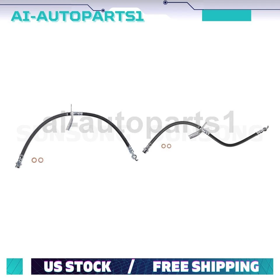 Manguera hidráulica de freno delantero 2 piezas para Kia Forte Forte Koup 2010 2011 2012 2013 Foto 1 de 4