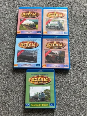 Steam Video Magazine x 5 [Blu-Rays] Trains / Steam / Transport. - Image 1 of 3