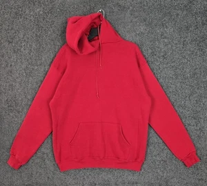 Vintage Russell Athletic Hoodie Sweatshirt Men's XL Red Blank 1970s 1980s Hooded - Picture 1 of 22