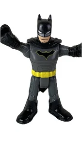 Imaginext BATMAN Action Figures Classic Blue Gray Costume Cape Belt Helmet Lot 2 - Picture 1 of 18