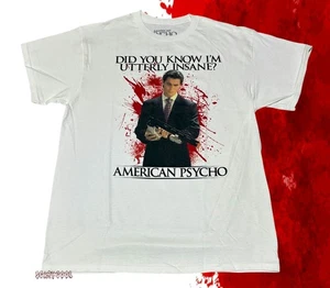 New American Psycho Patrick Bateman 2000 Mens Vintage T-Shirt - Picture 1 of 2
