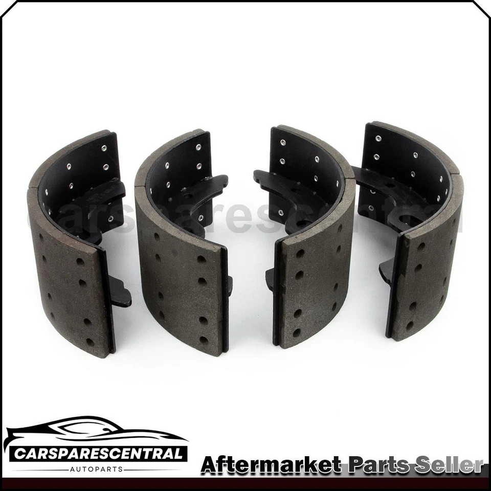 Frenos de zapata traseros semimetálicos para 2000 1987 1988 1989 1990 Mitsubishi Fuso FK Foto 1 de 3