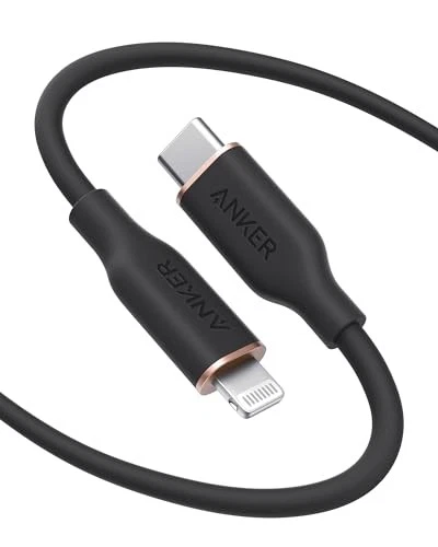 Anker PowerLine III Flow USB-C to Lightning Cable MFi Certified Tangle-Free USB - Image 1 of 1