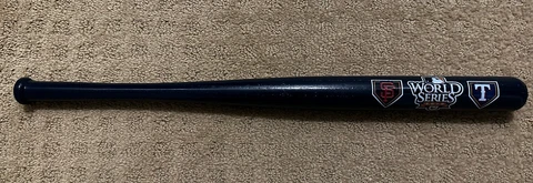 2010 WORLD SERIES 18" MINI BAT Souvenier SF Giants Texas Rangers Coopersburg Cover