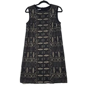 Vestido Vaina Maggy London Para Mujer 8 Negro Beige Encaje Sin Mangas Forrado Elegante - Imagen 1 de 10