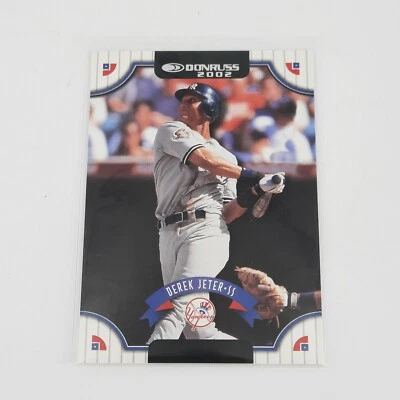 2002 Donruss #3 Derek Jeter New York Yankees - Image 1 of 2