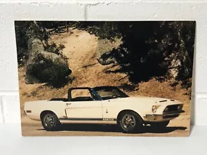 Ford Shelby 1968 GT500 Vintage Print Art Mounted on Foam Board 14 x 9.5 GT-500 - Picture 1 of 4