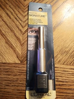 L'Oreal Paris Matte Signature Liquid Eyeliner All Day Wear Matte Signature #720  - Image 1 of 4