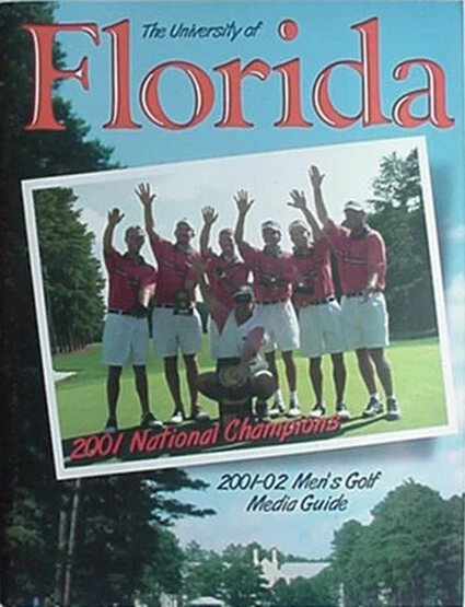 Guía de medios de golf Florida Gators 2001-02 (campeones nacionales defensores) Foto 1 de 1