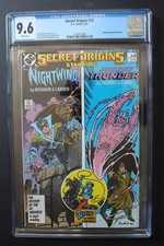 SECRET ORIGINS #13 NIGHTWING TV Teen Titans 1987 Johnny Thunder CGC NM+ 9.6