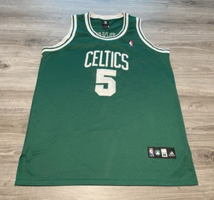 Kevin Garnett #5 Boston Celtics NBA Authentic Adidas Swingman Jersey Mens 56 2XL - Picture 1 of 8