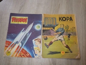 L'AMI DES JEUNES IMA Nr 38 (1956) Raymond Kopa + PIERROT Nr 93 - Picture 1 of 3