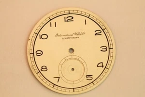 vintage IWC Schaffhausen TASCHENUHR silber ZIFFERBLATT - Bild 1 von 2