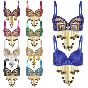 Damen BH Halloween Kostüm Bluse Party Tops Club Weste verstellbare Träger Tanz - Bild 1 von 99