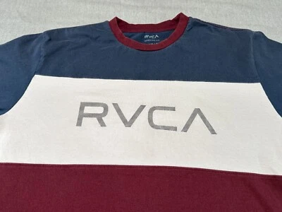 Suéter Pullover RVCA Manga Larga Para Hombre TALLA XL - EXTRA GRANDE - Rojo, Blanco, Azul Foto 1 de 4