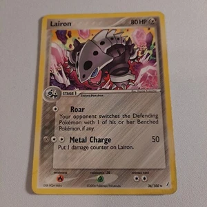 Lairon Pokemon Card HP 80 36/100 2006 Regular - Picture 1 of 2