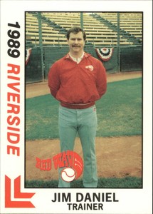 1989 Riverside Red Wave Best #28 Jim Daniel TR