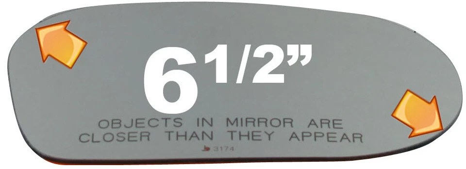 Nuevo espejo retrovisor derecho convexo de repuesto para Toyota Paseo 96-99 sin placa de respaldo Foto 1 de 4