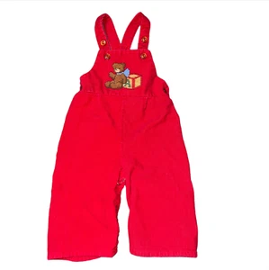 Mono Vintage Pana JC Penney Toddletime Rojo 6 Meses Japón Oso Bloques - Imagen 1 de 13